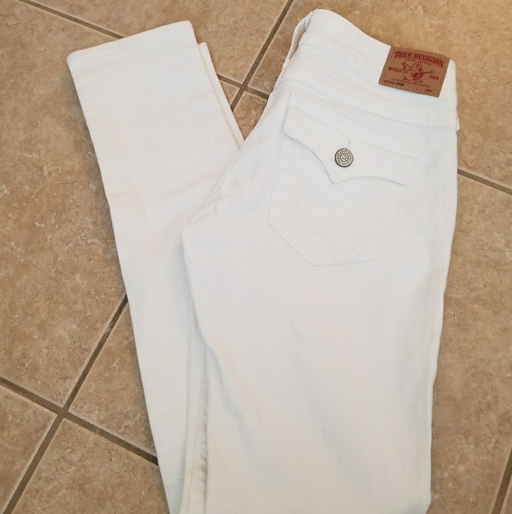 True Religion Jeans White Julie style
